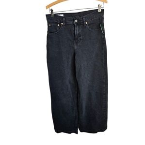 NWT Gap High Rise Stride Black Denim Jeans, Size 4